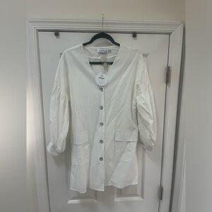 Petal & Pup Linen Button Dress